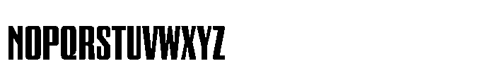 GW Gearly Extra Condensed Font LOWERCASE