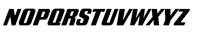 GW Gearly Italic Font UPPERCASE