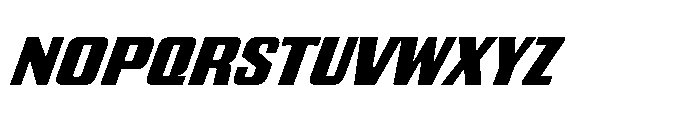 GW Gearly Italic Font LOWERCASE