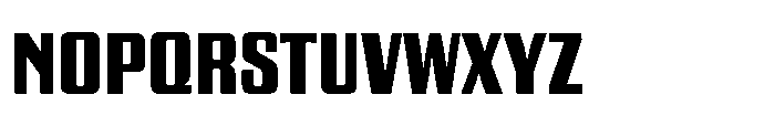 GW Gearly Narrow Font UPPERCASE