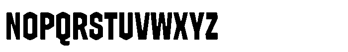 GW Grayback VF GW Grayback Condensed Font UPPERCASE