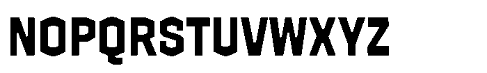 GW Grayback VF GW Grayback Narrow Font UPPERCASE