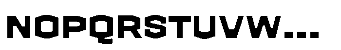 GW Grayback VF GW Grayback Semi Expanded Font LOWERCASE