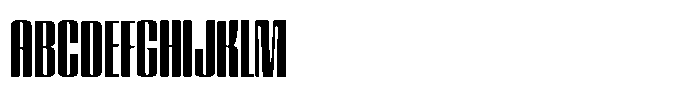 GW Lazor Compressed Font UPPERCASE