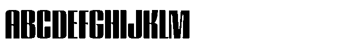 GW Lazor Condensed Font UPPERCASE