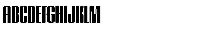 GW Lazor Extra Condensed Font UPPERCASE