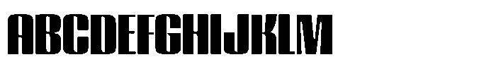 GW Lazor Narrow Font UPPERCASE