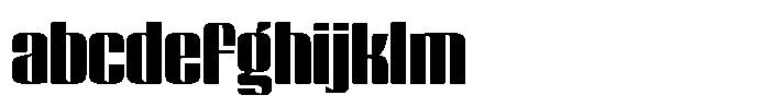 GW Lazor Narrow FONT