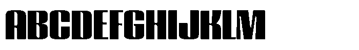 GW Lazor Regular Font UPPERCASE