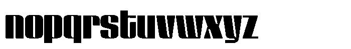 GW Lazor Regular Font LOWERCASE