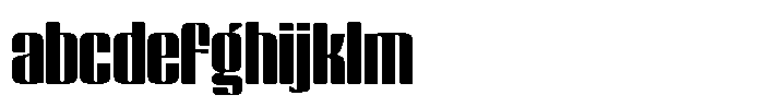 GW Lazor Semi Condensed FONT
