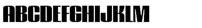 GW Lazor VF Regular Font UPPERCASE