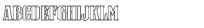 GW Mojo Blues Outline FONT
