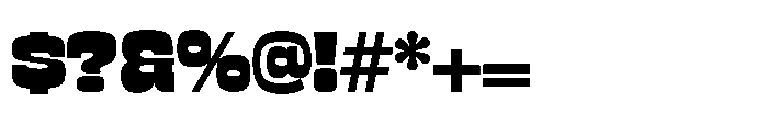 GW Primos VF Regular Font OTHER CHARS