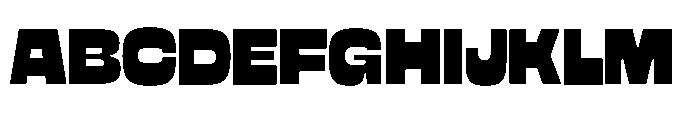 GW Primos VF Regular Font UPPERCASE