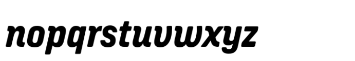 GW Rounbrew Italic Bold Font LOWERCASE