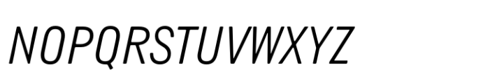 GW Rounbrew Italic Light Font UPPERCASE