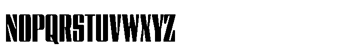 GW Slicer Font UPPERCASE