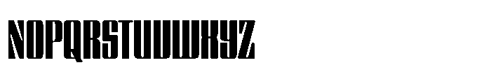 GW Slicer Font LOWERCASE