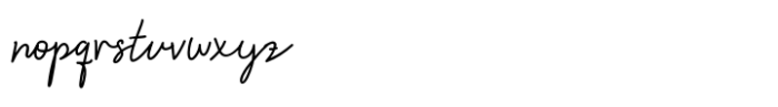 Gwathlyn Font LOWERCASE