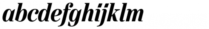 Gwyner Condensed Bold Italic Font LOWERCASE