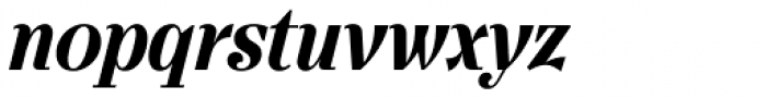 Gwyner Condensed Bold Italic Font LOWERCASE