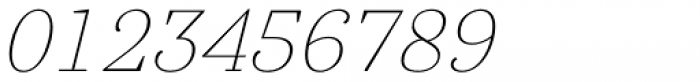 Gwyner Thin Italic Font OTHER CHARS