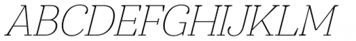 Gwyner Thin Italic Font UPPERCASE
