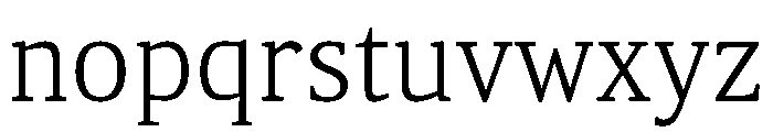 Gyeonggi Cheonnyeon Batang Regular Font LOWERCASE