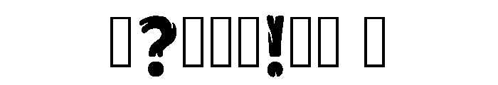 Gypsy Regular Font OTHER CHARS