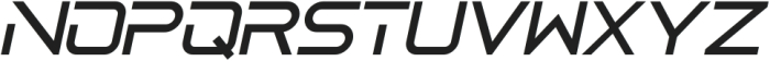 Gyande Normal Italic otf (400) Font UPPERCASE