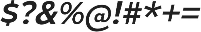 Gymkhana Regular Italic otf (400) Font OTHER CHARS