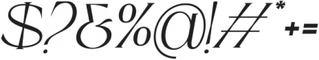 Gyro-Italic otf (400) Font OTHER CHARS