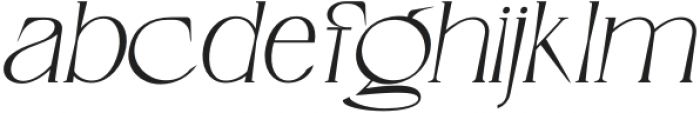 Gyro-Italic otf (400) Font LOWERCASE