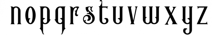 Gype Typeface is inspired by the classic victorian style Font LOWERCASE