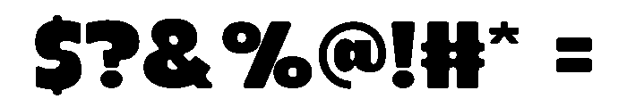 GYOZAH Font OTHER CHARS