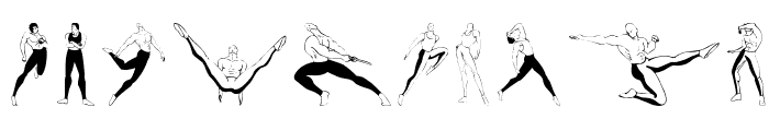 Gymnastics Font OTHER CHARS