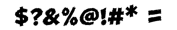 Gynkton Personal Use Only Reg Font OTHER CHARS