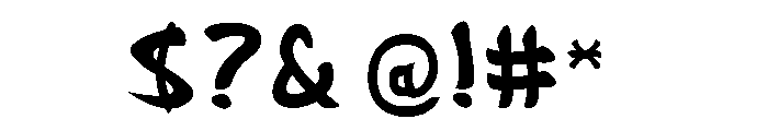 Gyosho Font OTHER CHARS