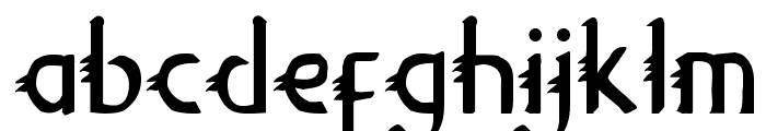 Gypsy Road Condensed Font LOWERCASE