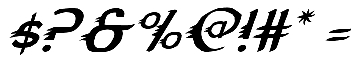 Gypsy Road Italic Font OTHER CHARS