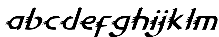 Gypsy Road Italic Font LOWERCASE