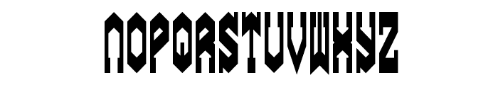 Gyrose Squeeze BRK Font LOWERCASE