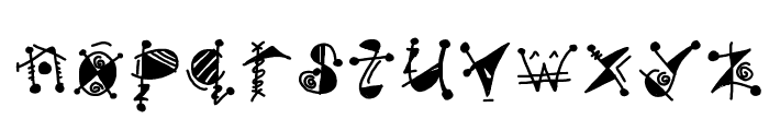 gypsy Font LOWERCASE