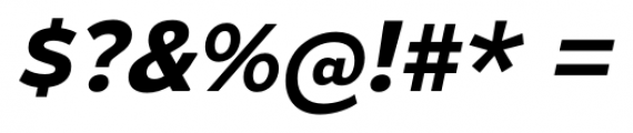 Gymkhana Bold Italic Font OTHER CHARS