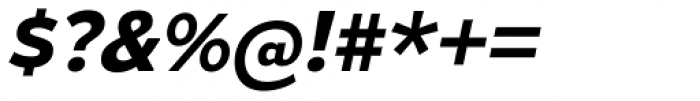 Gymkhana Bold Italic Font OTHER CHARS