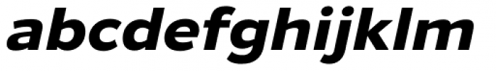 Gymkhana Bold Italic Font LOWERCASE