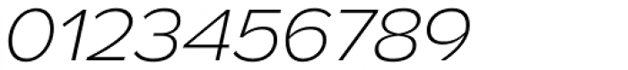 Gymkhana ExtraLight Italic Font OTHER CHARS