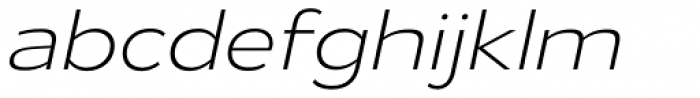 Gymkhana ExtraLight Italic Font LOWERCASE