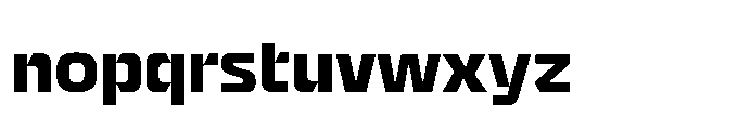 Gyokz Extra Bold Font LOWERCASE